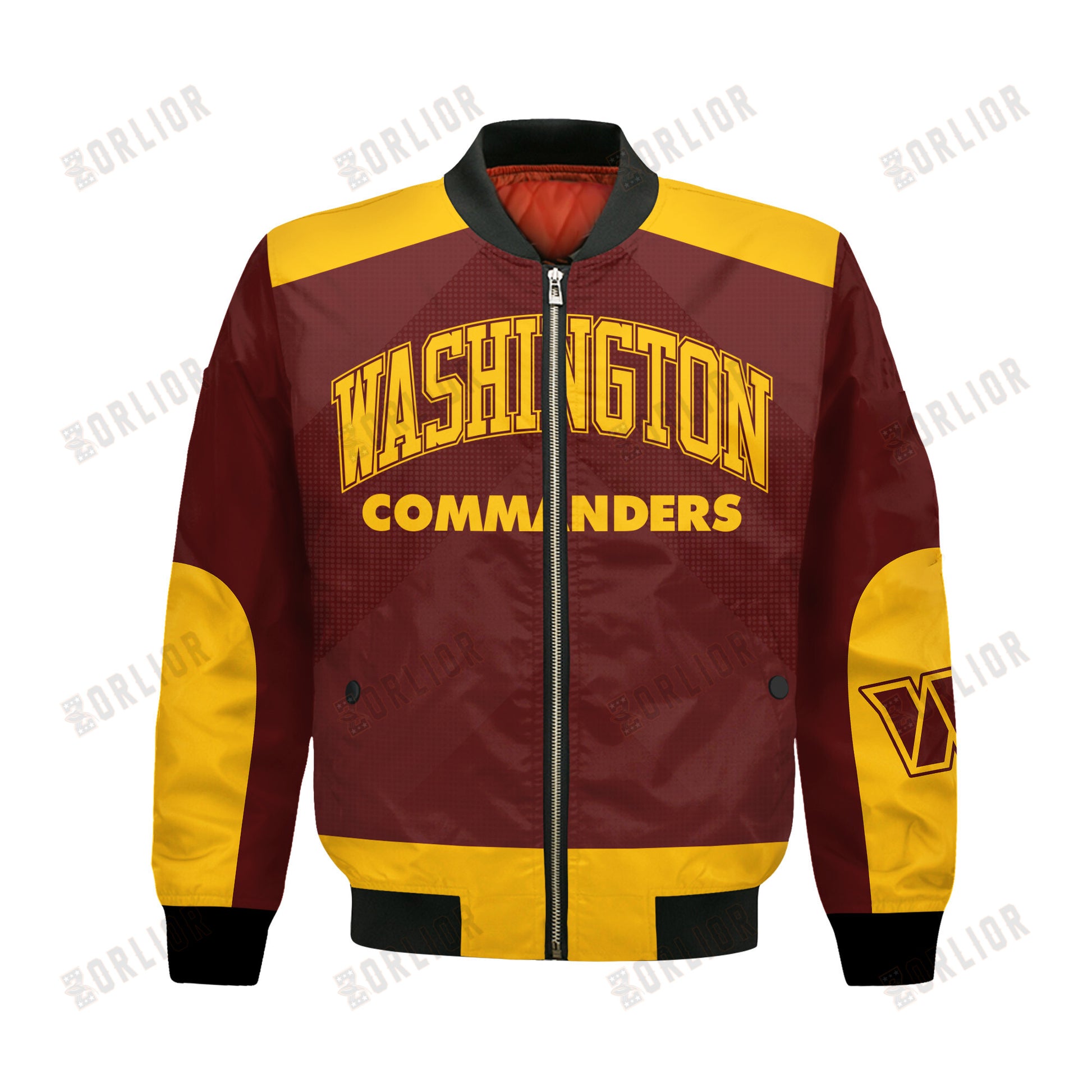 Washington Commanders Football Team 2024 - 25 Stay Ahead Of The Trend Bomber Jacket