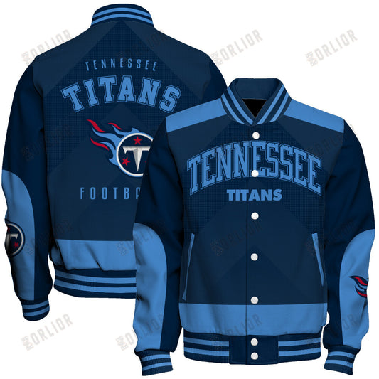 Tennessee Titans Football Team 2024 - 25 Stay Ahead Of The Trend Unisex Varsity Jacket