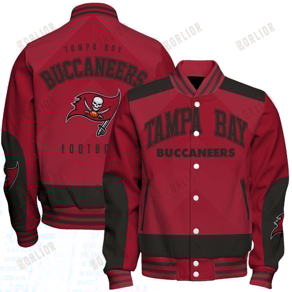 Tampa Bay Buccaneers Football Team 2024 - 25 Stay Ahead Of The Trend Unisex Varsity Jacket