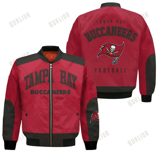 Tampa Bay Buccaneers Football Team 2024 - 25 Stay Ahead Of The Trend Bomber Jacket