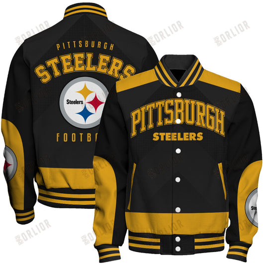 Pittsburgh Steelers Football Team 2024 - 25 Stay Ahead Of The Trend Unisex Varsity Jacket