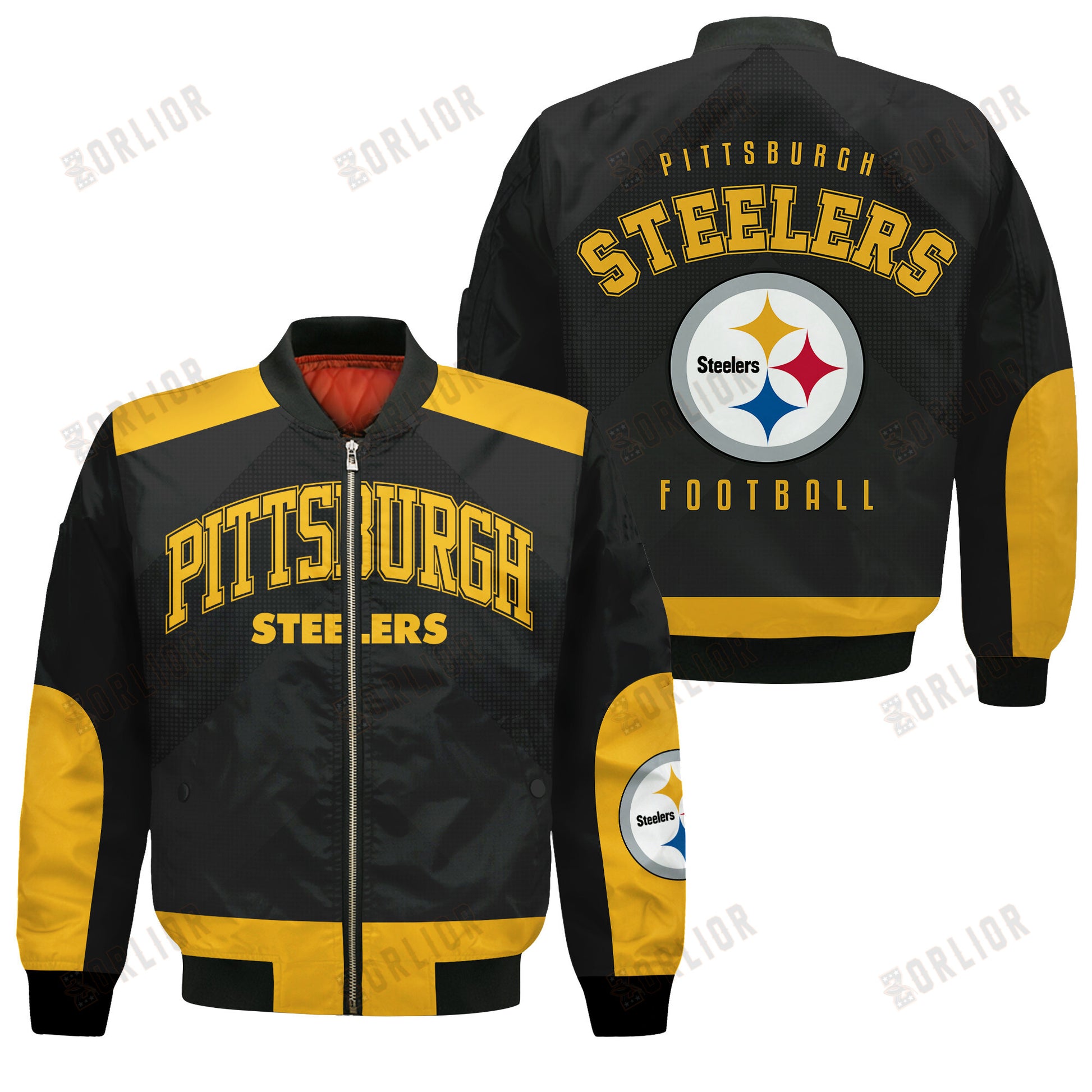 Pittsburgh Steelers Football Team 2024 - 25 Stay Ahead Of The Trend Bomber Jacket