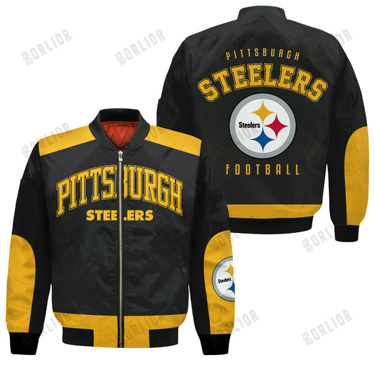 Pittsburgh Steelers Football Team 2024 - 25 Stay Ahead Of The Trend Bomber Jacket