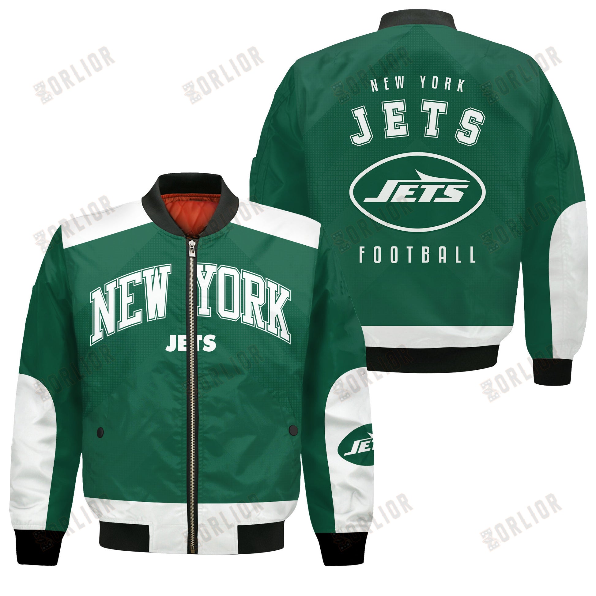 New York Jets Football Team 2024 - 25 Stay Ahead Of The Trend Bomber Jacket
