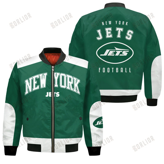 New York Jets Football Team 2024 - 25 Stay Ahead Of The Trend Bomber Jacket