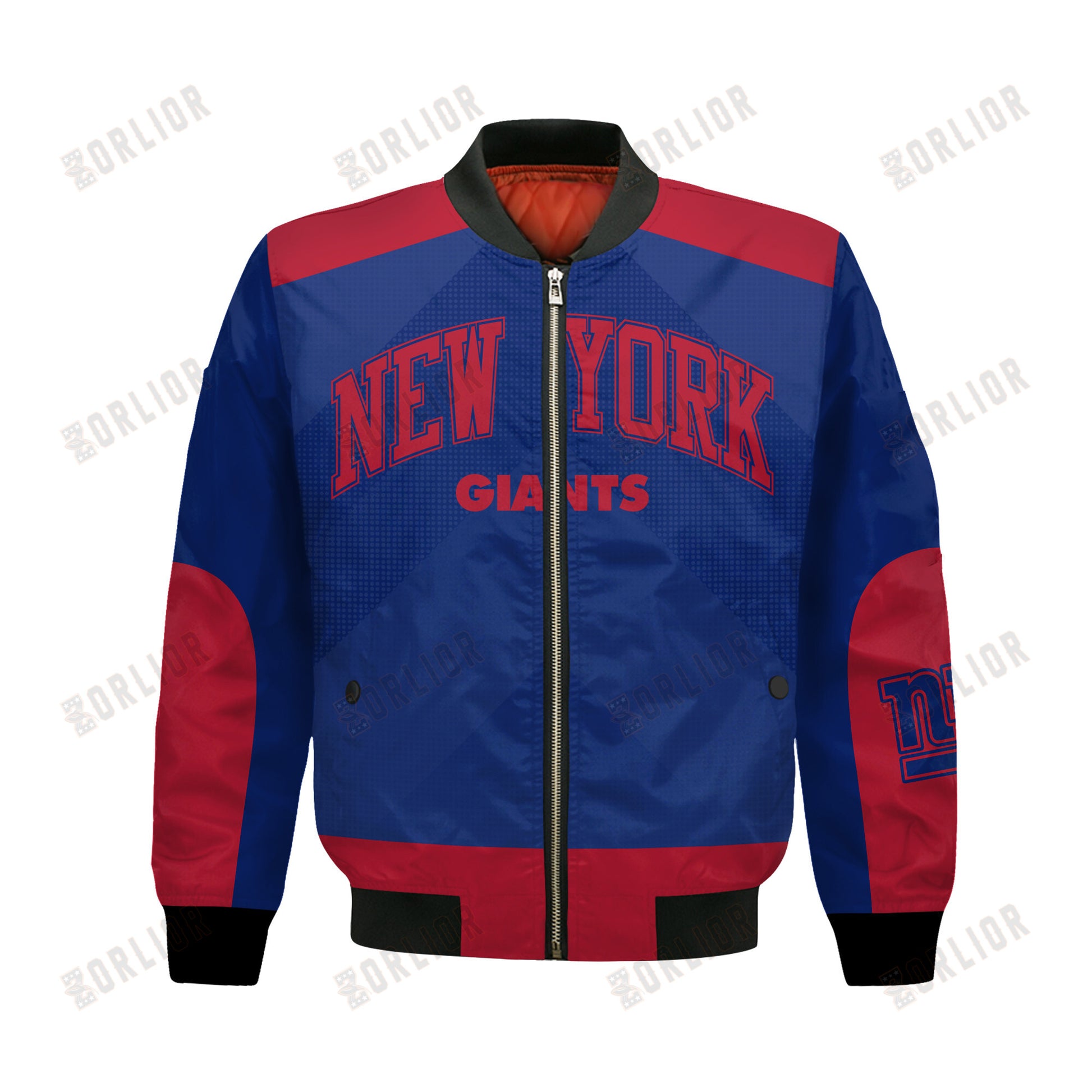 New York Giants Football Team 2024 - 25 Stay Ahead Of The Trend Bomber Jacket