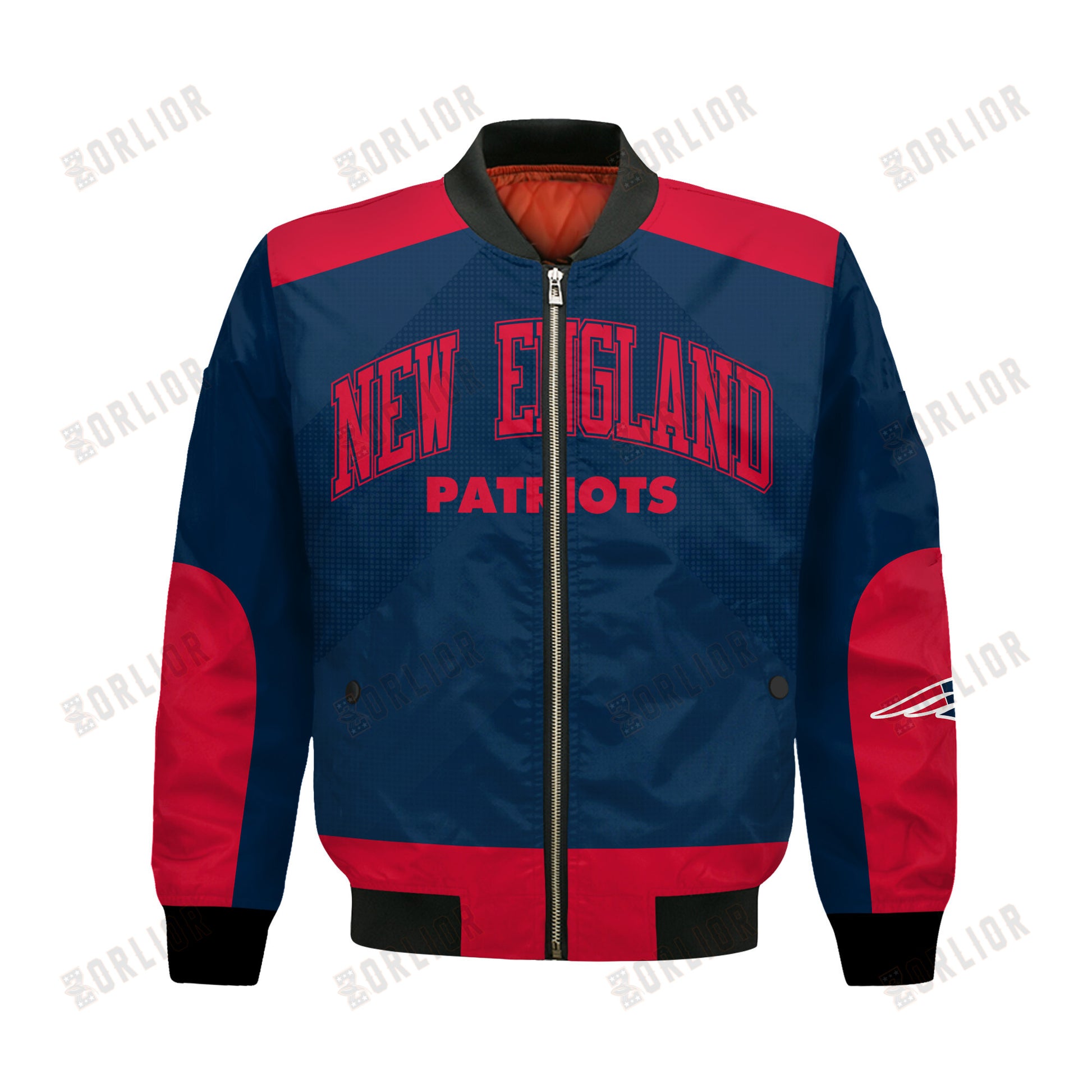 New England Patriots Football Team 2024 - 25 Stay Ahead Of The Trend Bomber Jacket