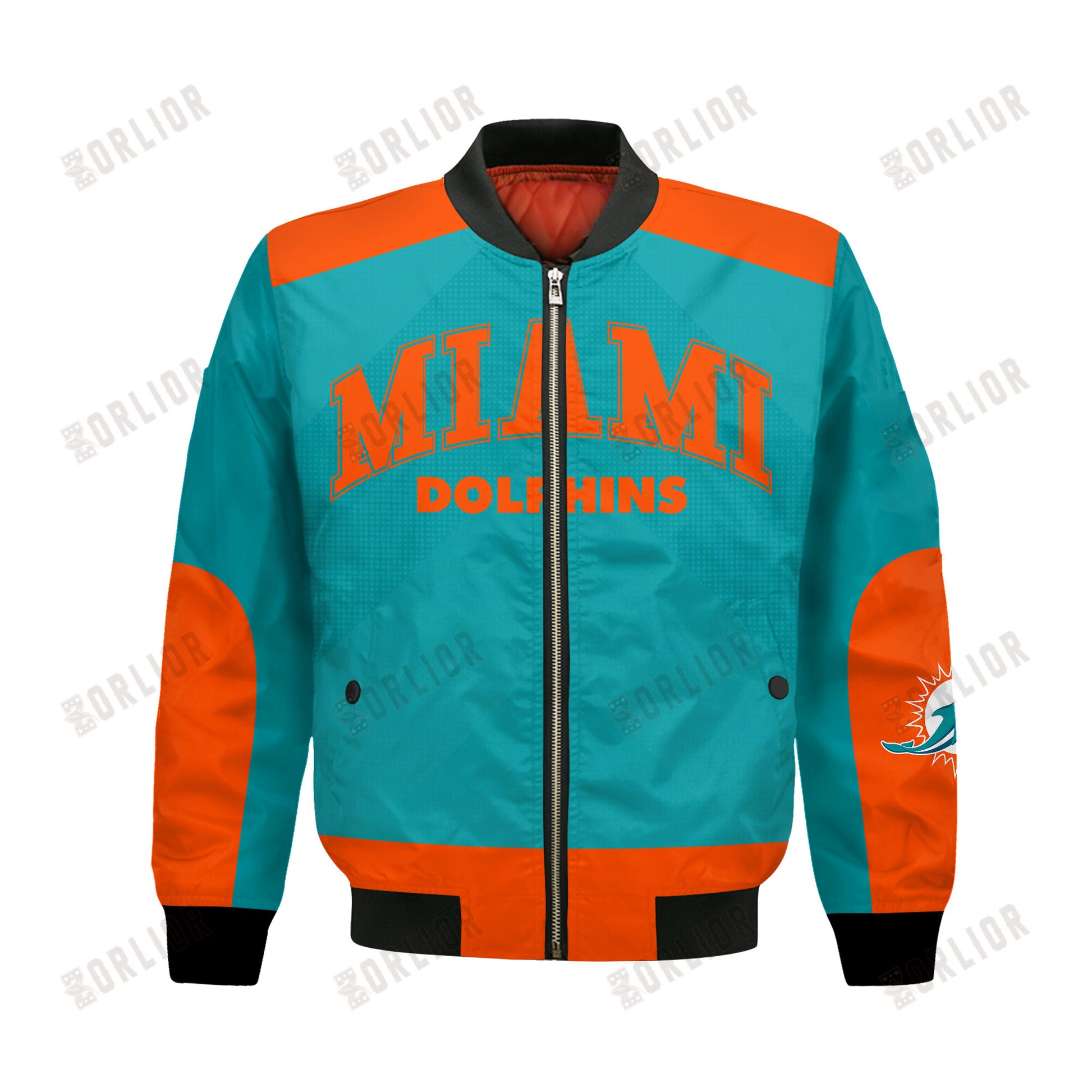 Miami Dolphins Football Team 2024 - 25 Stay Ahead Of The Trend Bomber Jacket