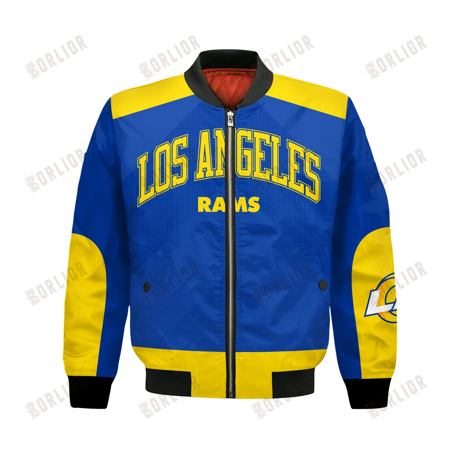 Los Angeles Rams Football Team 2024 - 25 Stay Ahead Of The Trend Bomber Jacket