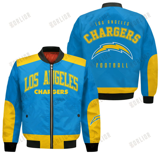 Los Angeles Chargers Football Team 2024 - 25 Stay Ahead Of The Trend Bomber Jacket