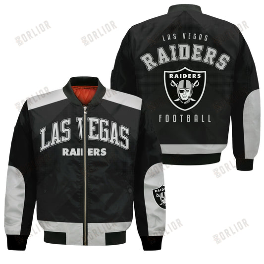 Las Vegas Raiders Football Team 2024 - 25 Stay Ahead Of The Trend Bomber Jacket