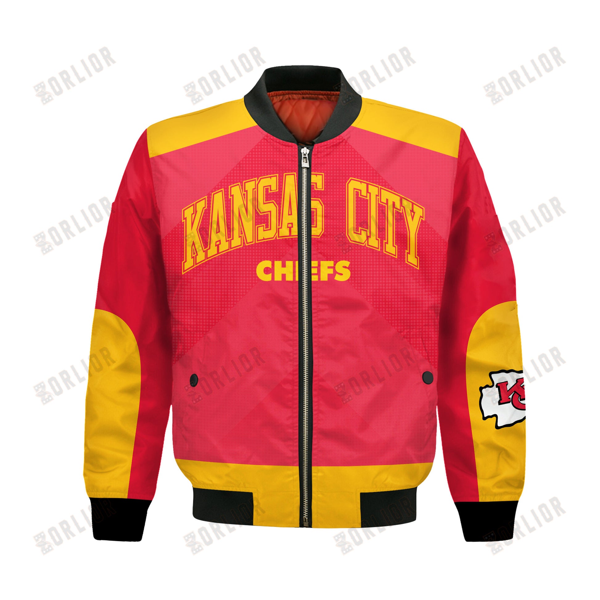 Kansas City Chiefs Football Team 2024 - 25 Stay Ahead Of The Trend Bomber Jacket