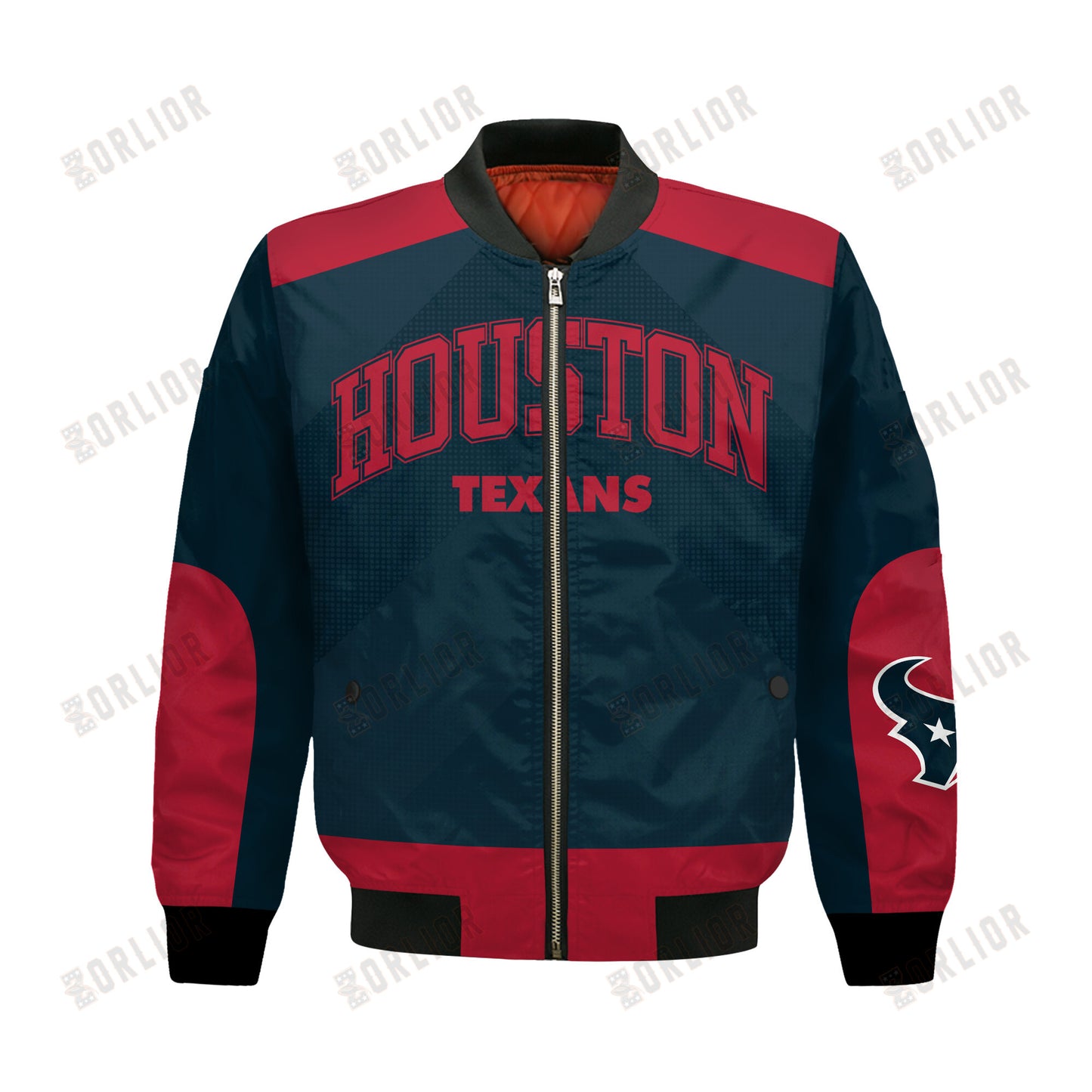 Houston Texans Football Team 2024 - 25 Stay Ahead Of The Trend Bomber Jacket