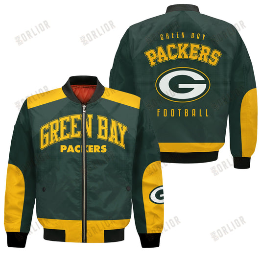 Green Bay Packers Football Team 2024 - 25 Stay Ahead Of The Trend Bomber Jacket