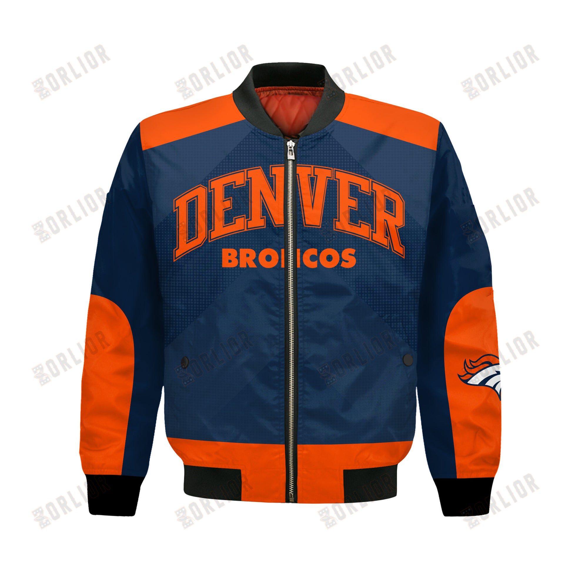 Denver Broncos Football Team 2024 - 25 Stay Ahead Of The Trend Bomber Jacket