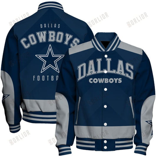 Dallas Cowboys Football Team 2024 - 25 Stay Ahead Of The Trend Unisex Varsity Jacket