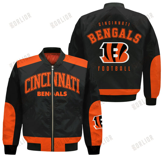 Cincinnati Bengals Football Team 2024 - 25 Stay Ahead Of The Trend Bomber Jacket