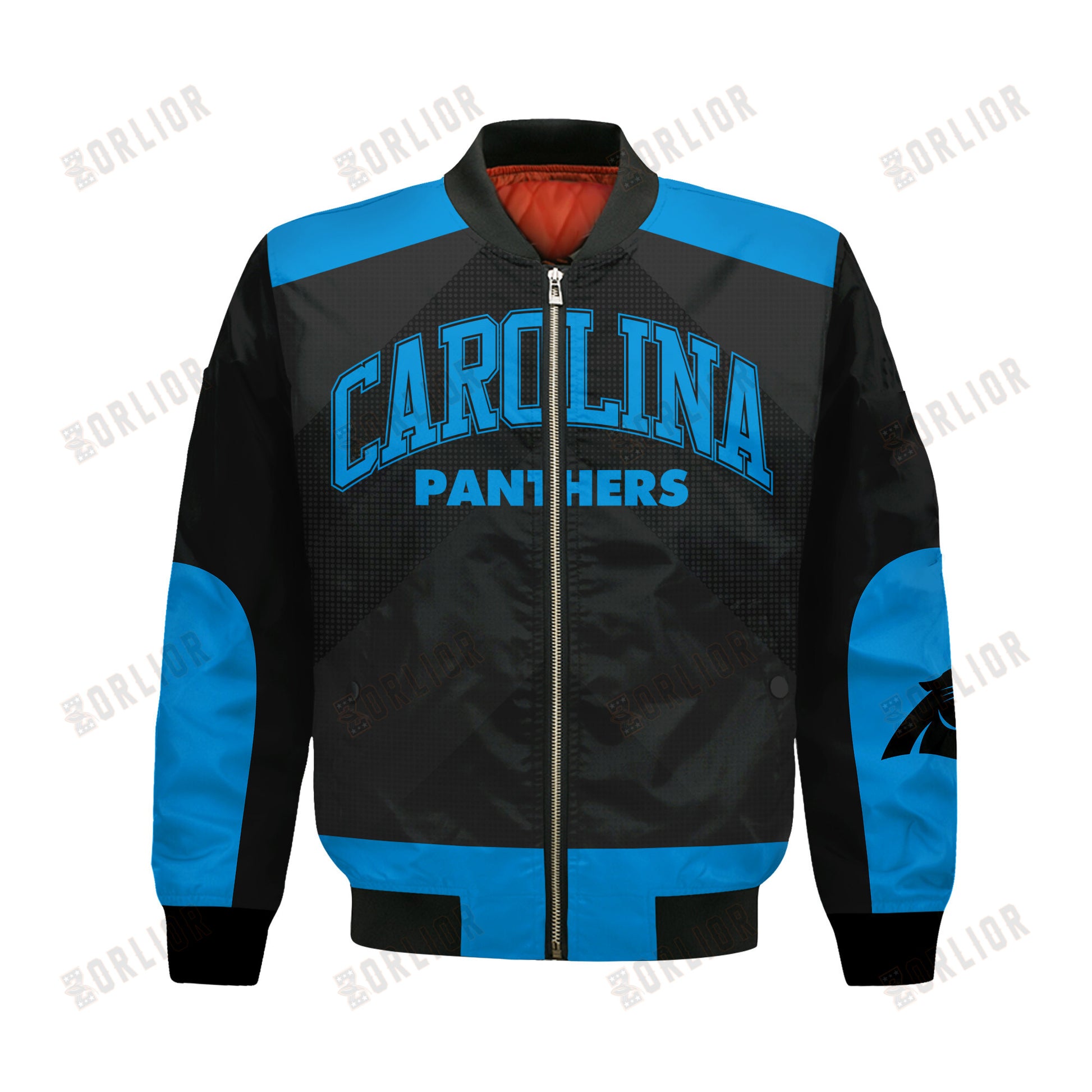 Carolina Panthers Football Team 2024 - 25 Stay Ahead Of The Trend Bomber Jacket