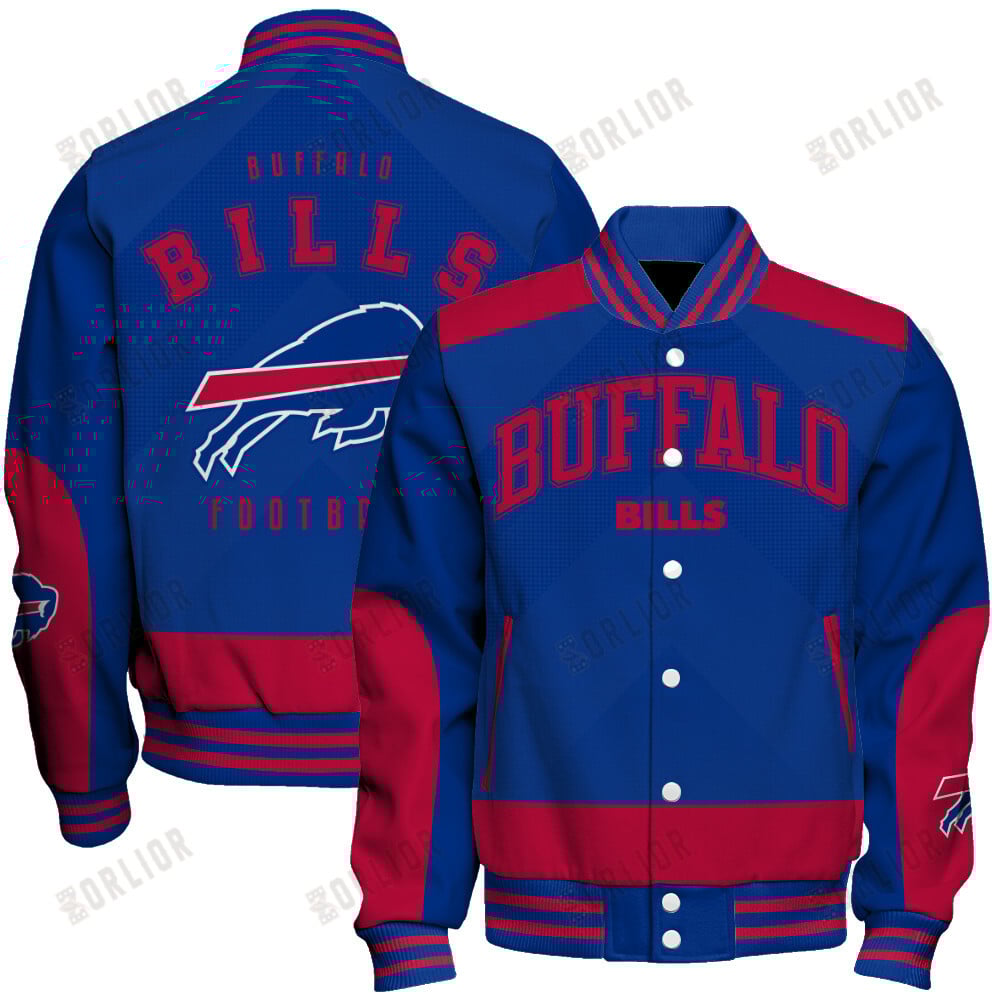 Buffalo Bills Football Team 2024 - 25 Stay Ahead Of The Trend Unisex Varsity Jacket