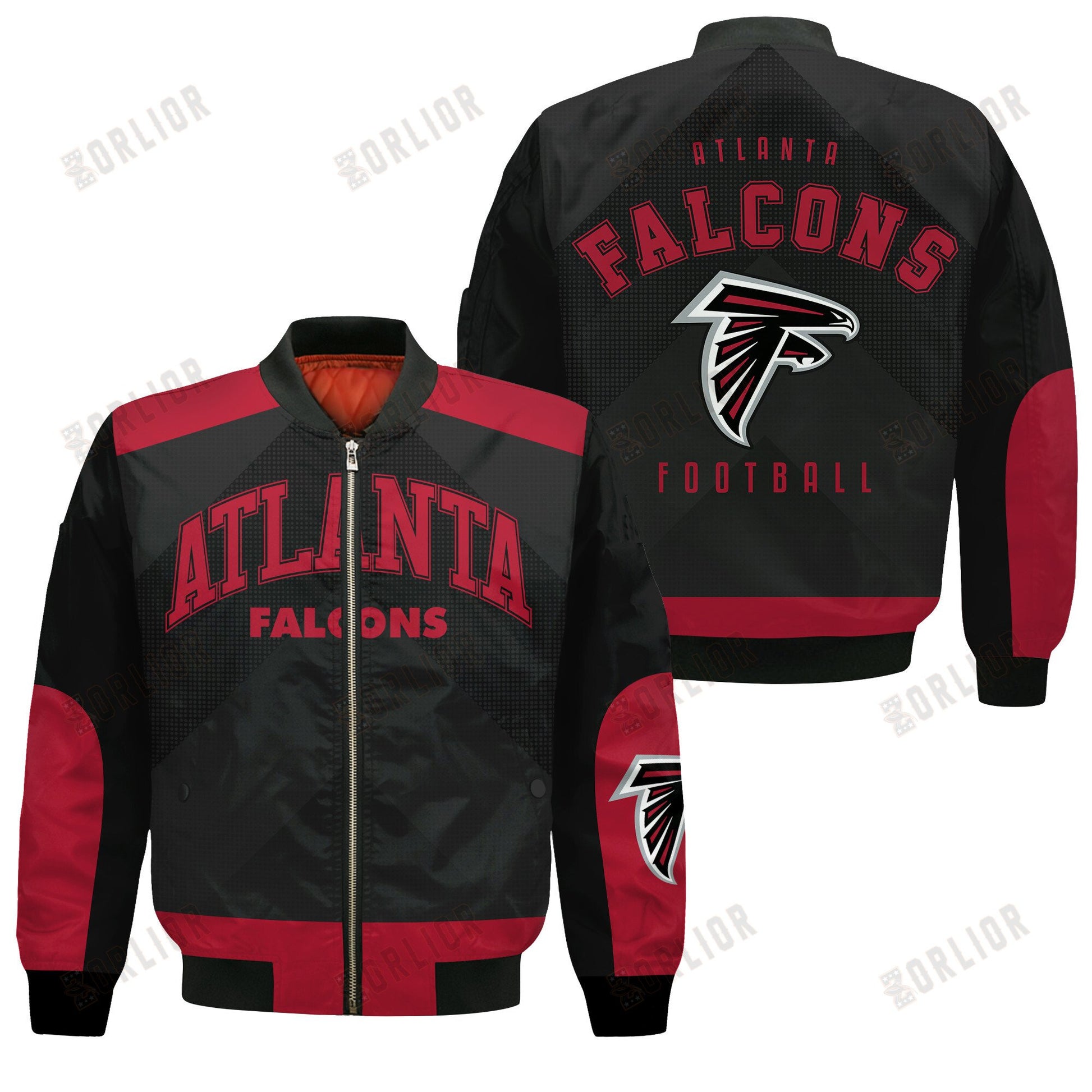 Atlanta Falcons Football Team 2024 - 25 Stay Ahead Of The Trend Bomber Jacket