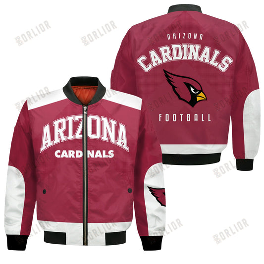 Arizona Cardinals Football Team 2024 - 25 Stay Ahead Of The Trend Bomber Jacket