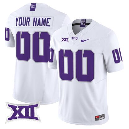 TCU Horned Frogs 2025 Vapor Limited Custom Jersey - All stitched
