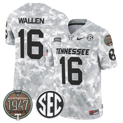 Volunteers 2024 Salute to Service Establishment Year Patch Vapor Limited Jersey - All Stitched