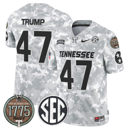 Volunteers 2024 Salute to Service Establishment Year Patch Vapor Limited Jersey - All Stitched