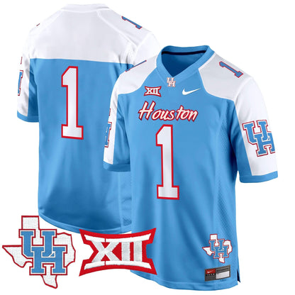 Houston Cougars 2024 Game Jersey - All Stitched