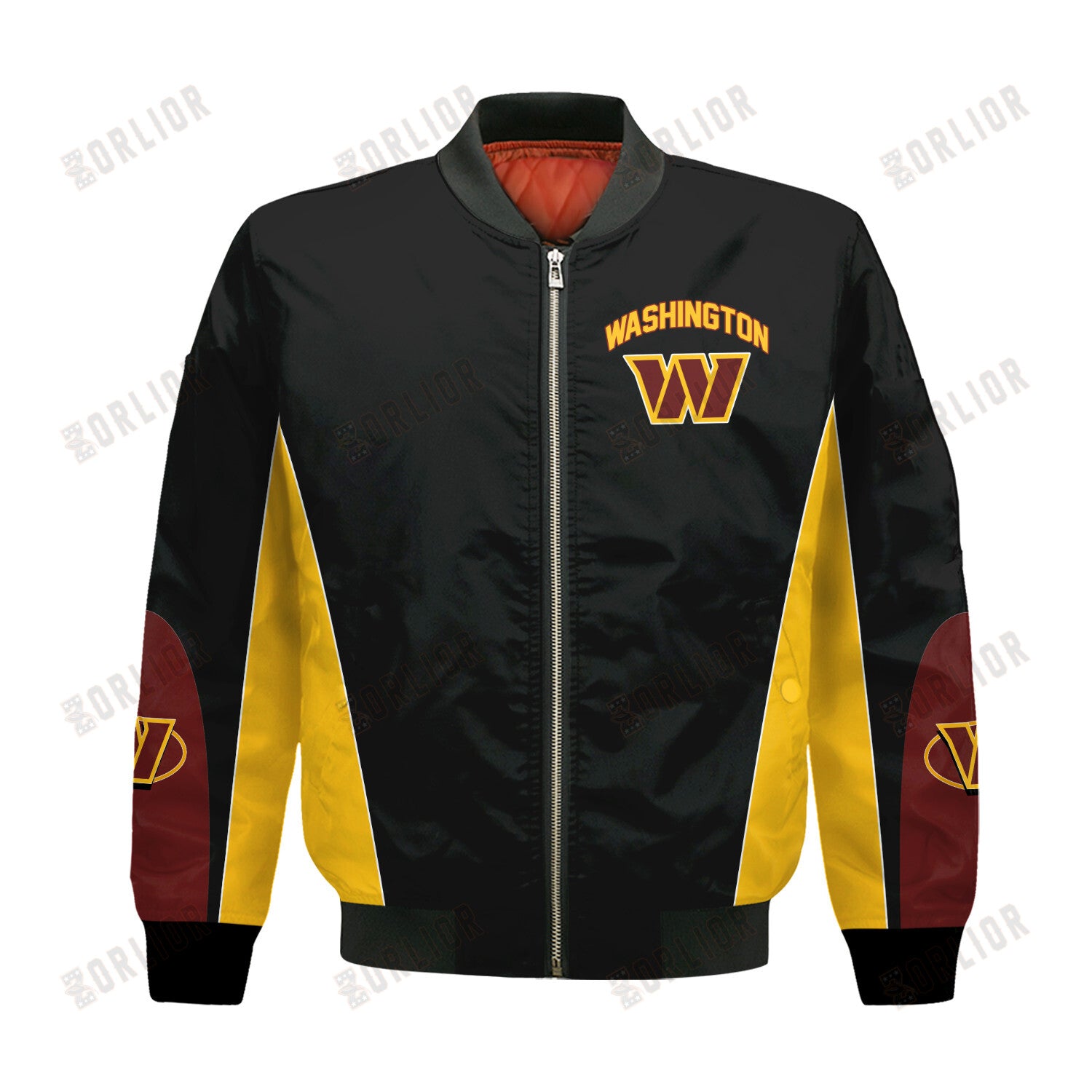 Washington Commanders Football Team 2024 - 25 In Sync With The Home Team Bomber Jacket