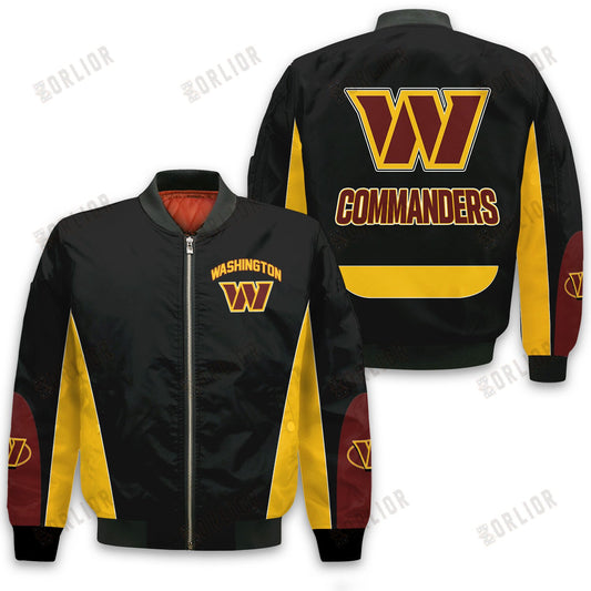 Washington Commanders Football Team 2024 - 25 In Sync With The Home Team Bomber Jacket