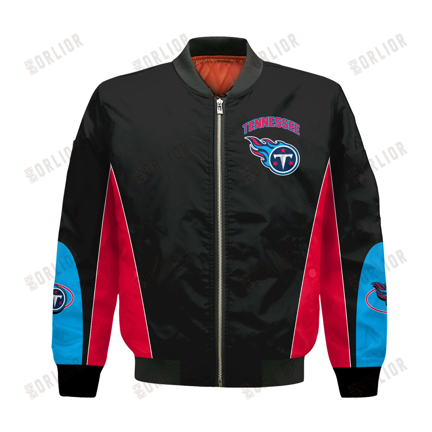 Tennessee Titans Football Team 2024 - 25 In Sync With The Home Team Bomber Jacket