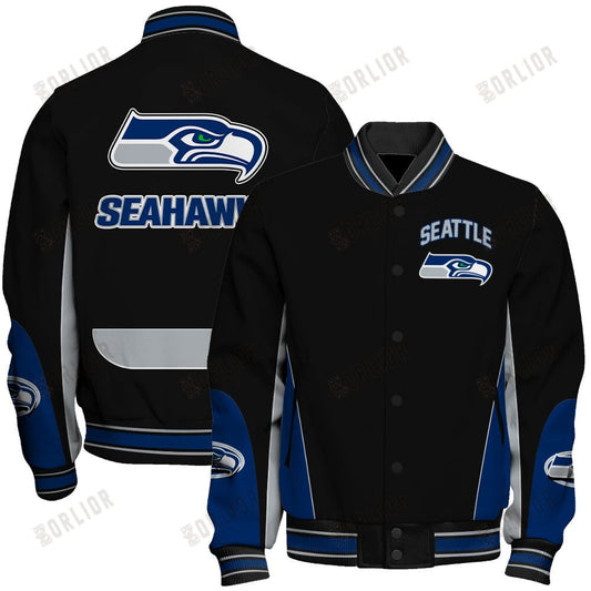 Seattle Seahawks Football Team 2024 - 25 In Sync With The Home Team Unisex Varsity Jacket