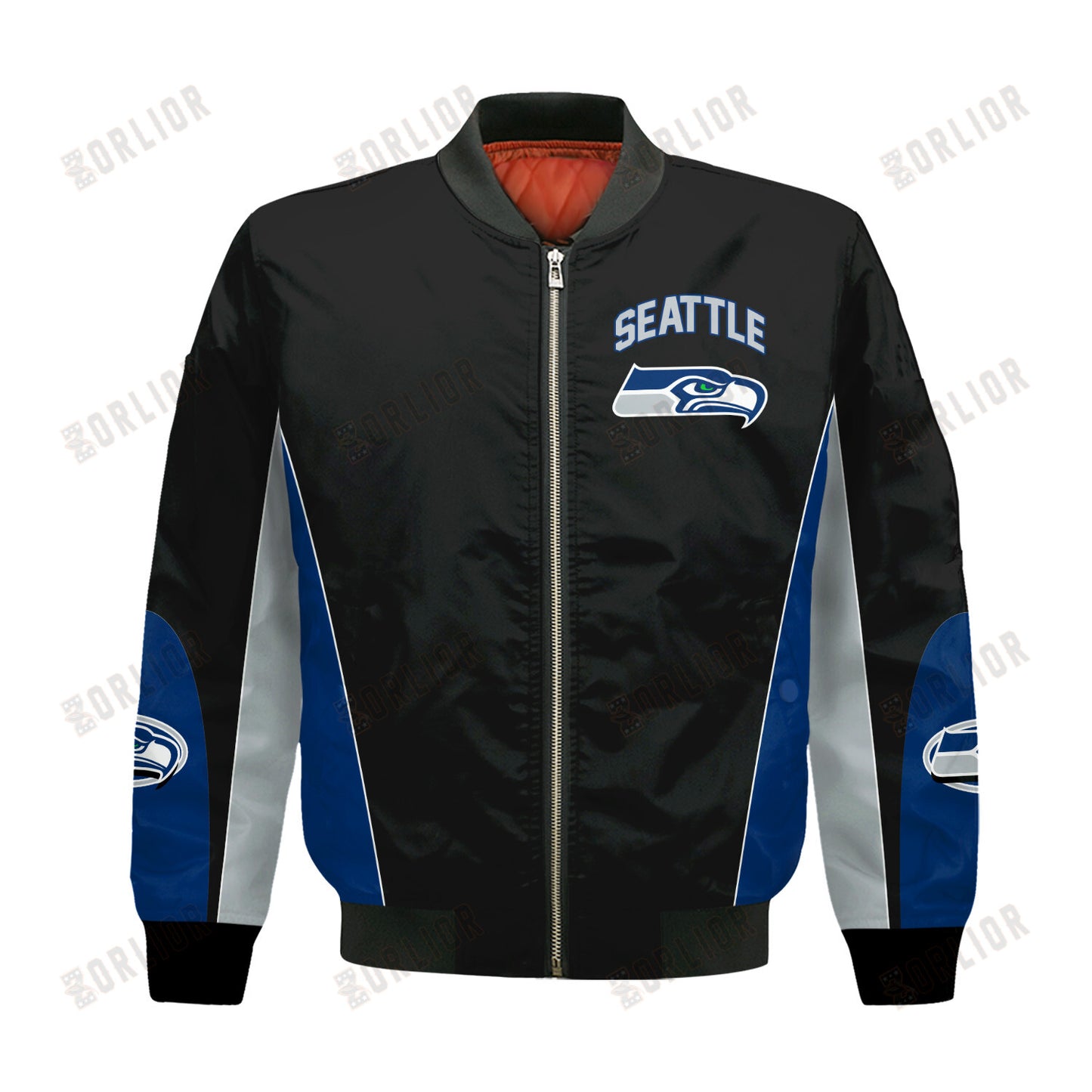 Seattle Seahawks Football Team 2024 - 25 In Sync With The Home Team Bomber Jacket