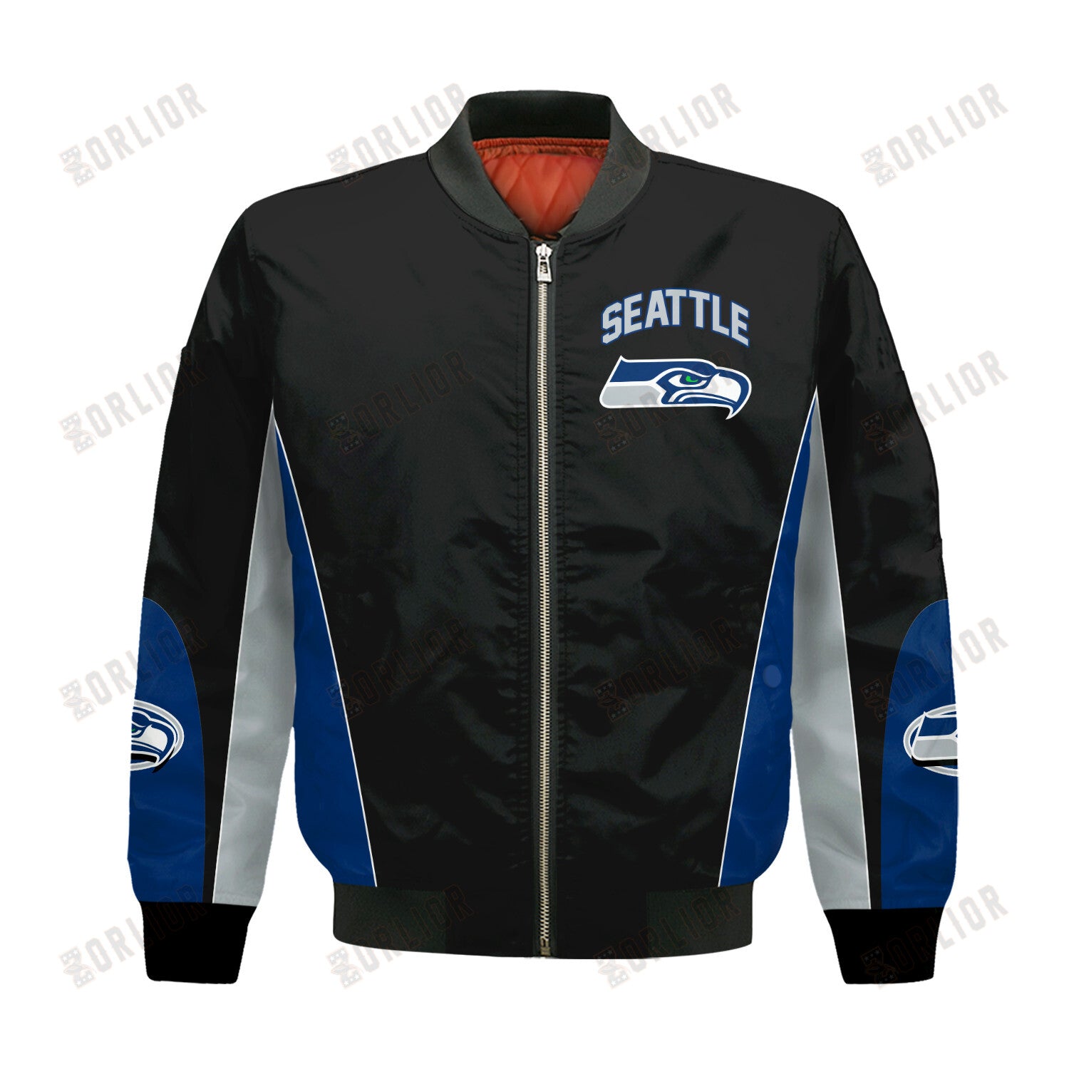 Seattle Seahawks Football Team 2024 - 25 In Sync With The Home Team Bomber Jacket