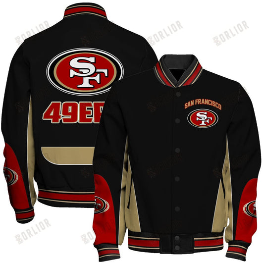 San Francisco 49ers Football Team 2024 - 25 In Sync With The Home Team Unisex Varsity Jacket