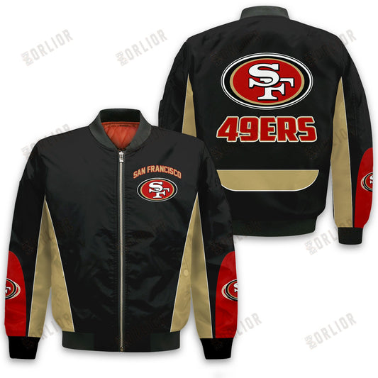 San Francisco 49ers Football Team 2024 - 25 In Sync With The Home Team Bomber Jacket