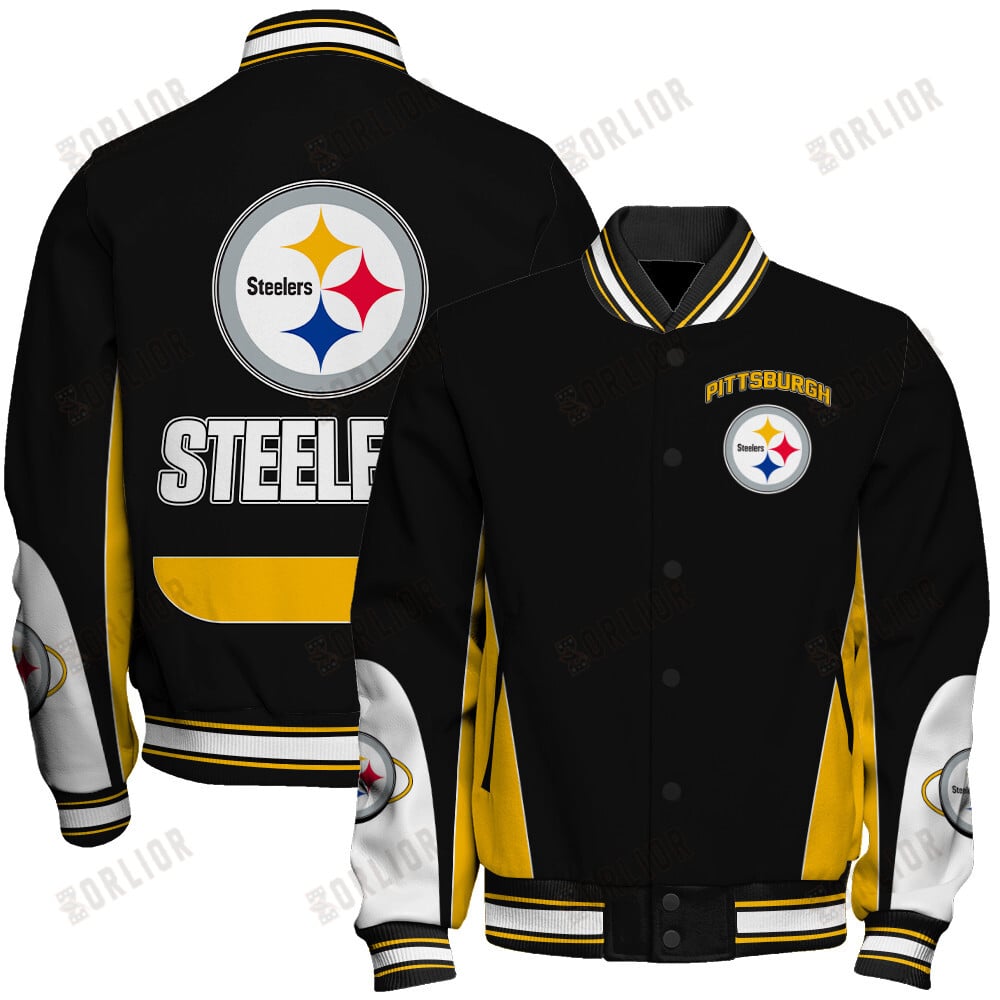 Pittsburgh Steelers Football Team 2024 - 25 In Sync With The Home Team Unisex Varsity Jacket