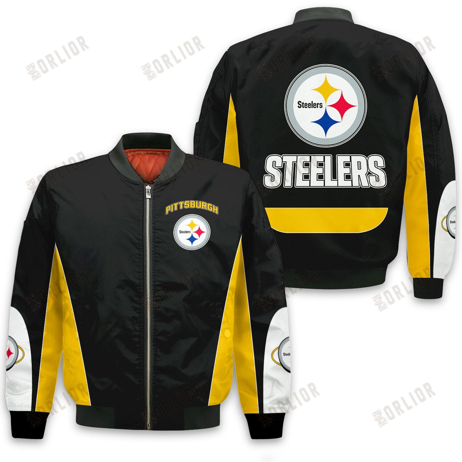Pittsburgh Steelers Football Team 2024 - 25 In Sync With The Home Team Bomber Jacket