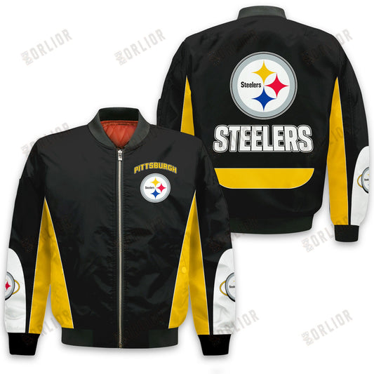 Pittsburgh Steelers Football Team 2024 - 25 In Sync With The Home Team Bomber Jacket