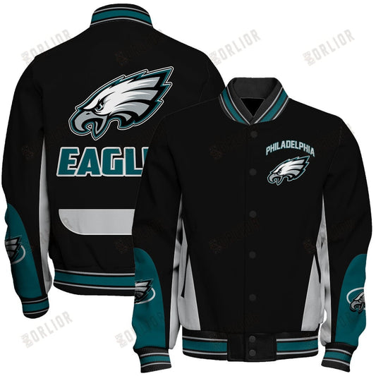 Philadelphia Eagles Football Team 2024 - 25 In Sync With The Home Team Unisex Varsity Jacket