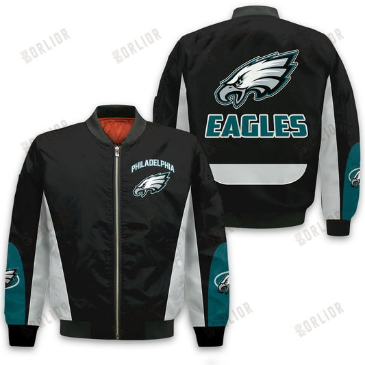 Philadelphia Eagles Football Team 2024 - 25 In Sync With The Home Team Bomber Jacket