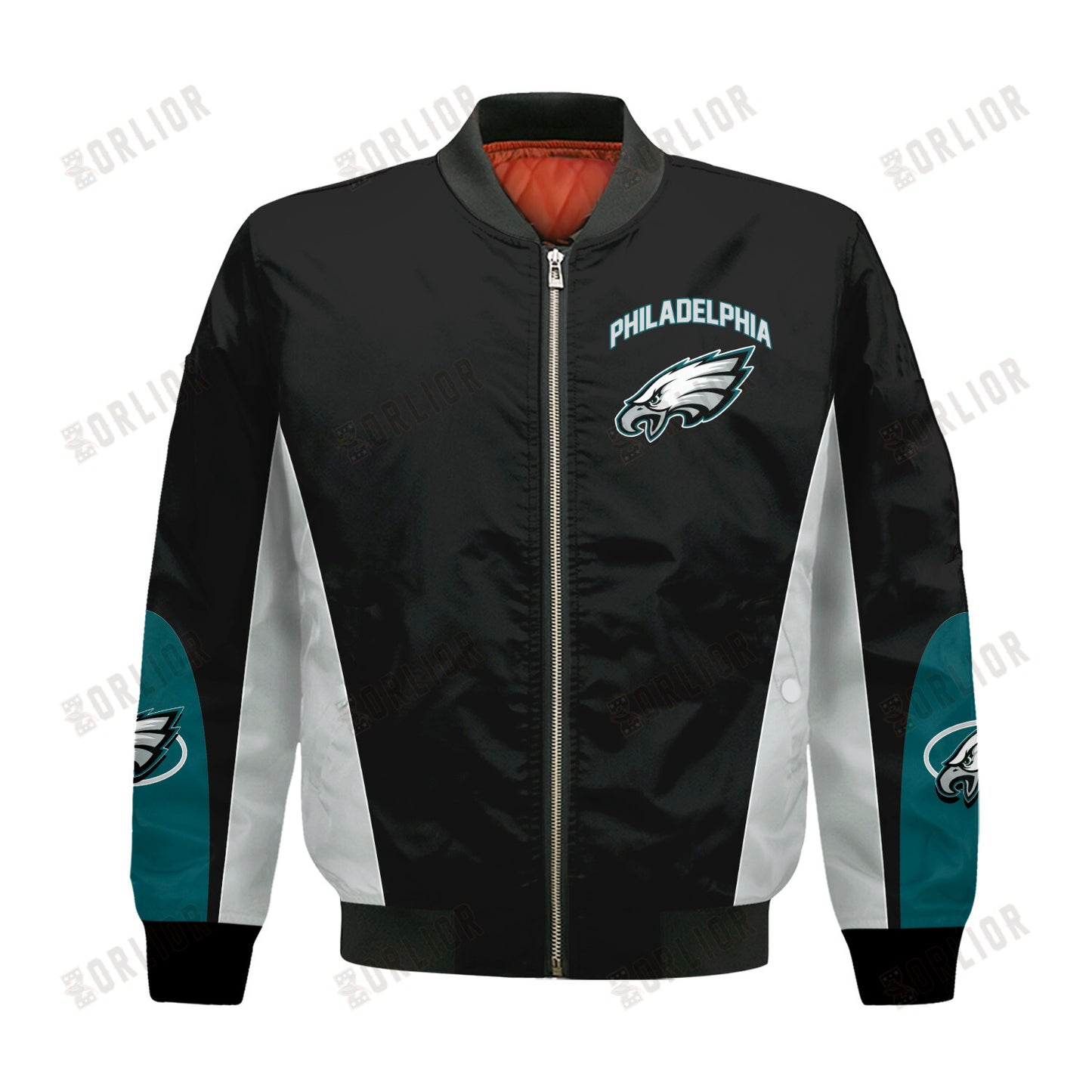 Philadelphia Eagles Football Team 2024 - 25 In Sync With The Home Team Bomber Jacket