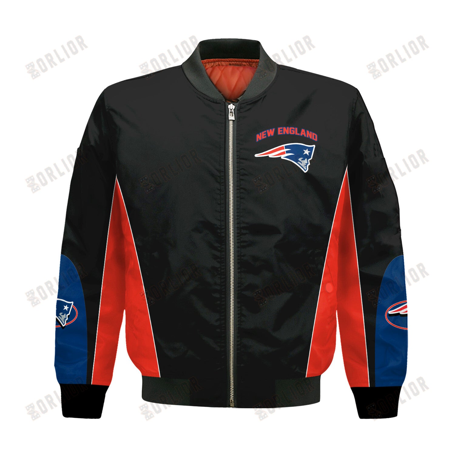 New England Patriots Football Team 2024 - 25 In Sync With The Home Team Bomber Jacket