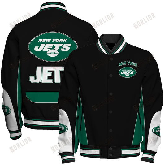 New York Jets Football Team 2024 - 25 In Sync With The Home Team Unisex Varsity Jacket