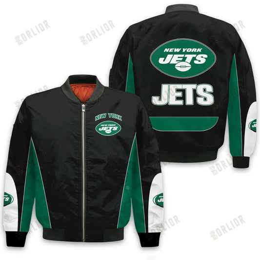 New York Jets Football Team 2024 - 25 In Sync With The Home Team Bomber Jacket