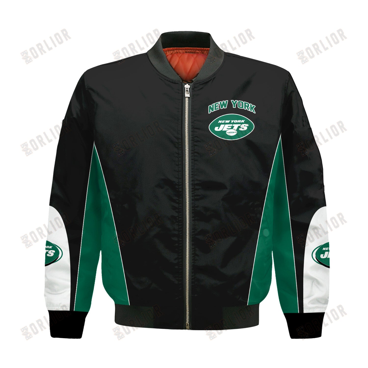 New York Jets Football Team 2024 - 25 In Sync With The Home Team Bomber Jacket