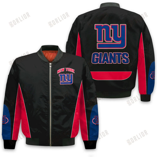 New York Giants Football Team 2024 - 25 In Sync With The Home Team Bomber Jacket