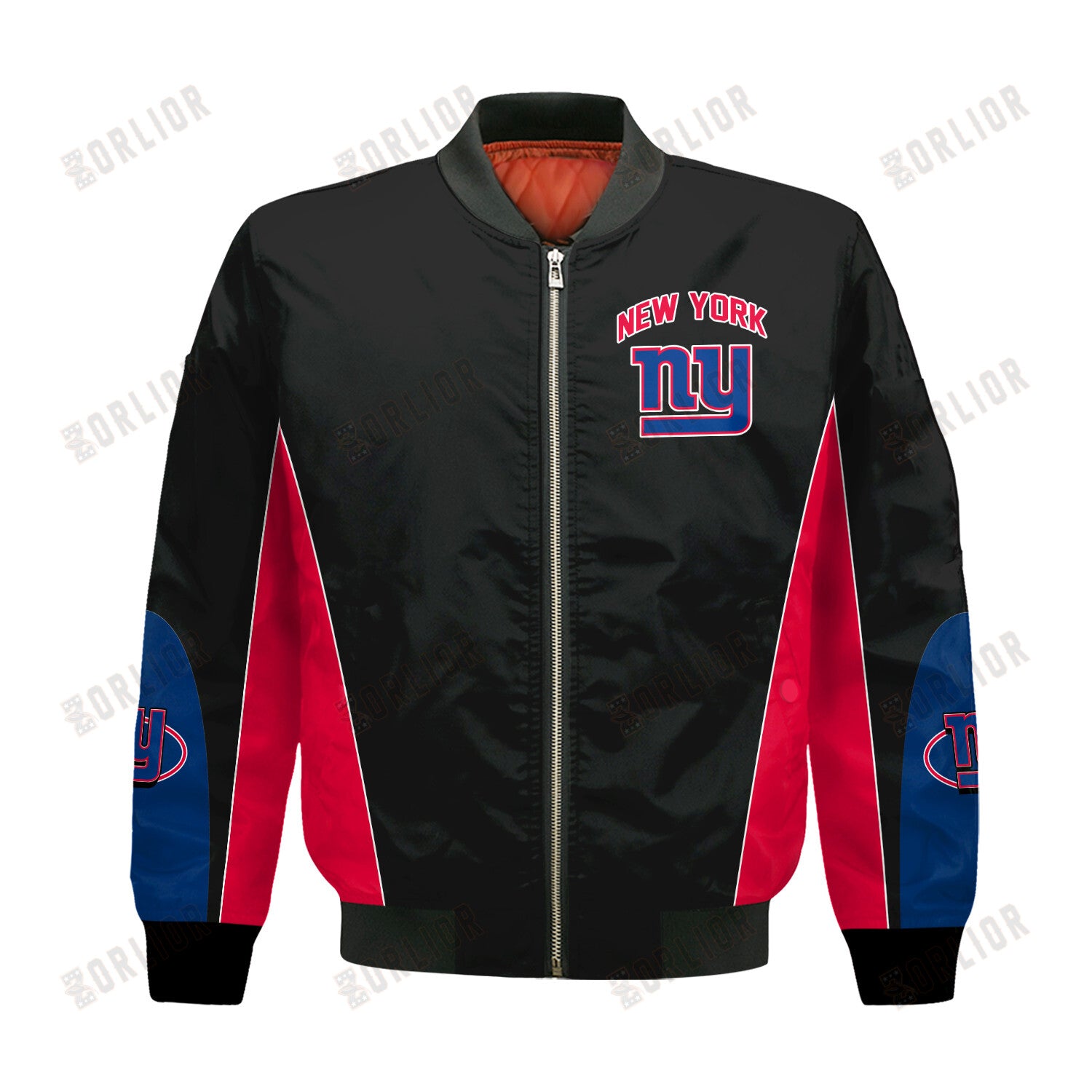 New York Giants Football Team 2024 - 25 In Sync With The Home Team Bomber Jacket