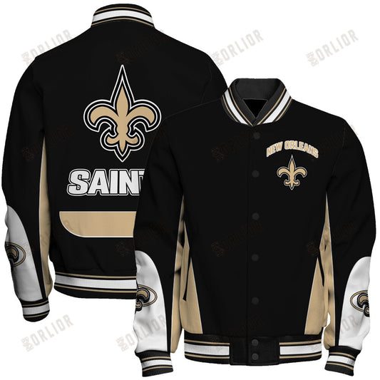 New Orleans Saints Football Team 2024 - 25 In Sync With The Home Team Unisex Varsity Jacket